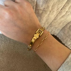 Michael Kors Belt Bracelet Gold